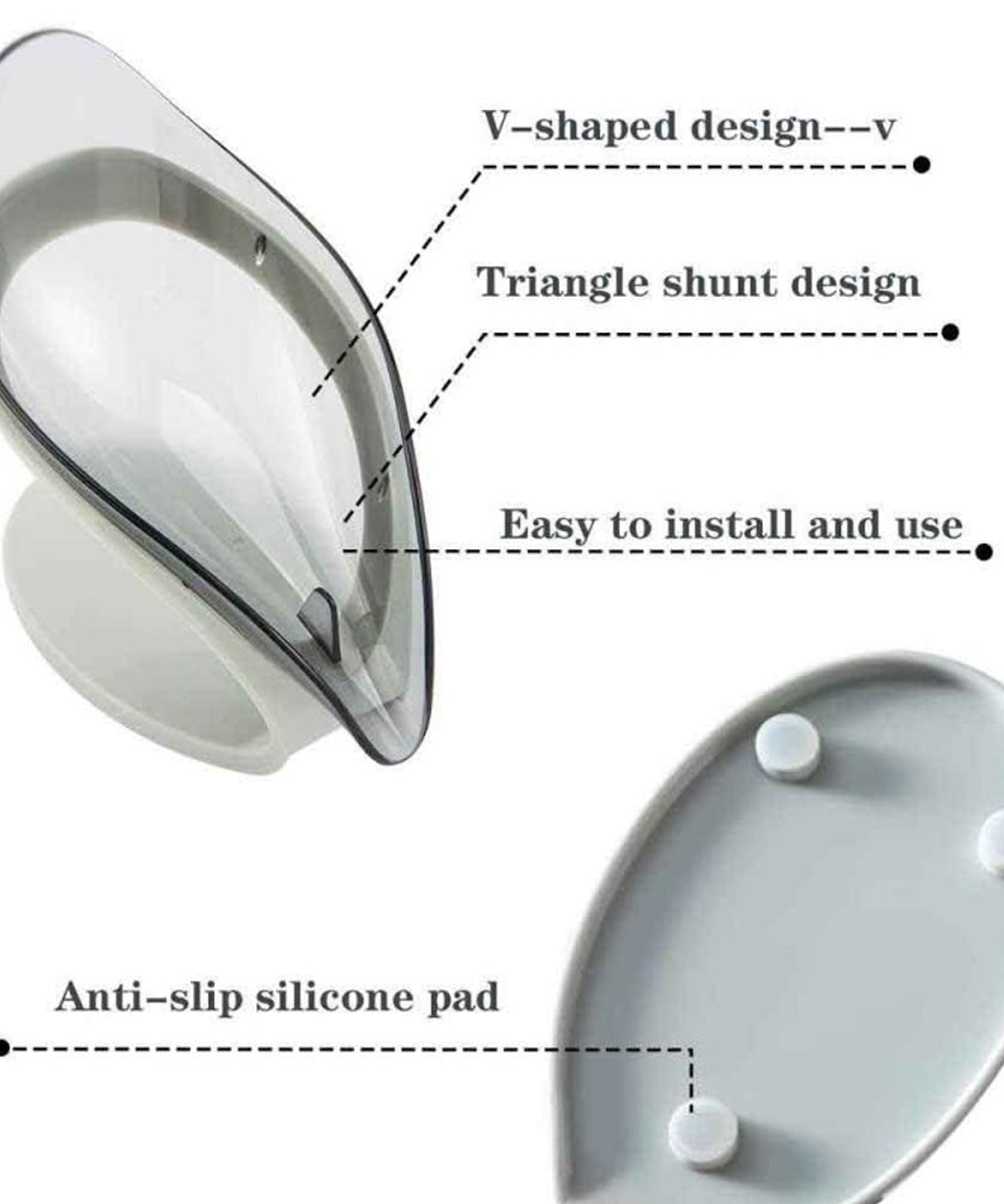 Soap box for bathroom and kitchen
