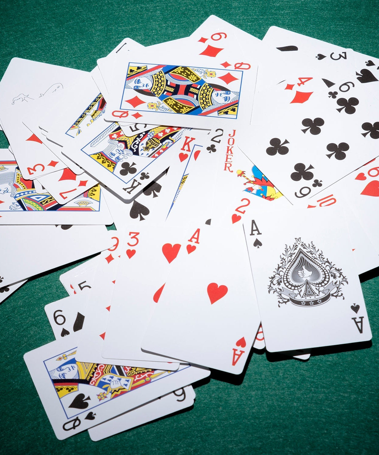 Durable deck of premium playing cards.