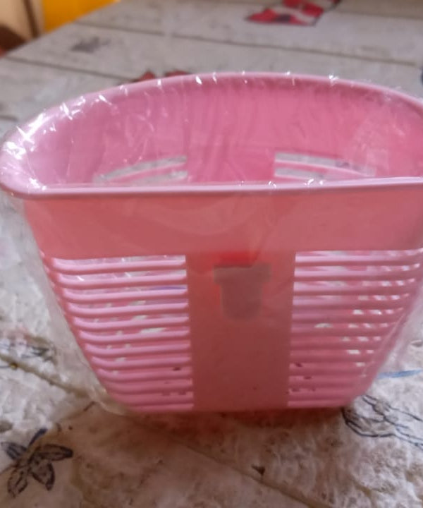 Hanging Plastic Storage Basket, Adhesive Wall Mounted Organizer Box Make Up Holder Shelf Bathroom Wall Basket Punch Free Drain Basket for Kitchen Bathroom, Wall Type Storage Basket (1 Pc)