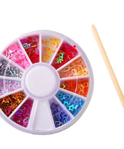 Compact nail art kit