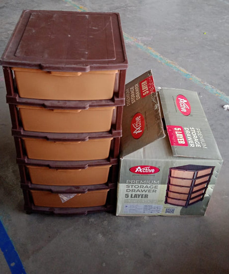 Plastic Premium Home Storage & Organization (5 Layer / 1 Pc)