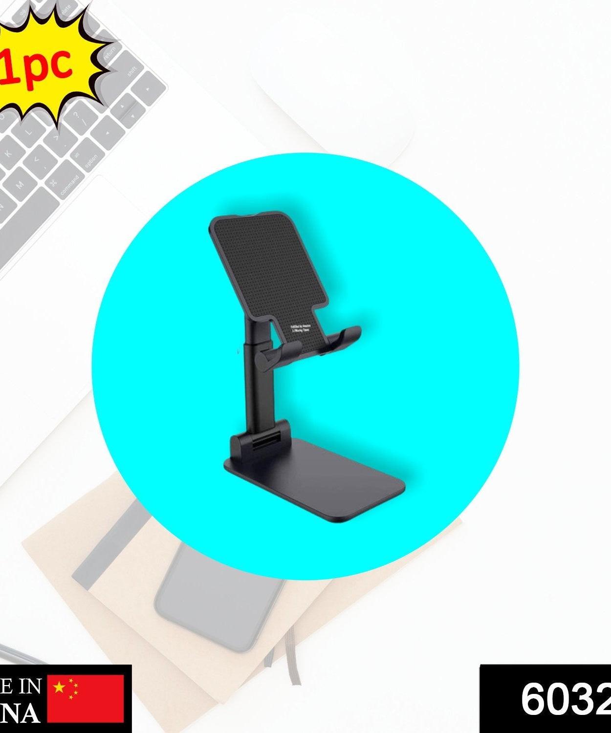 Angle adjustable desktop mobile holder for convenience