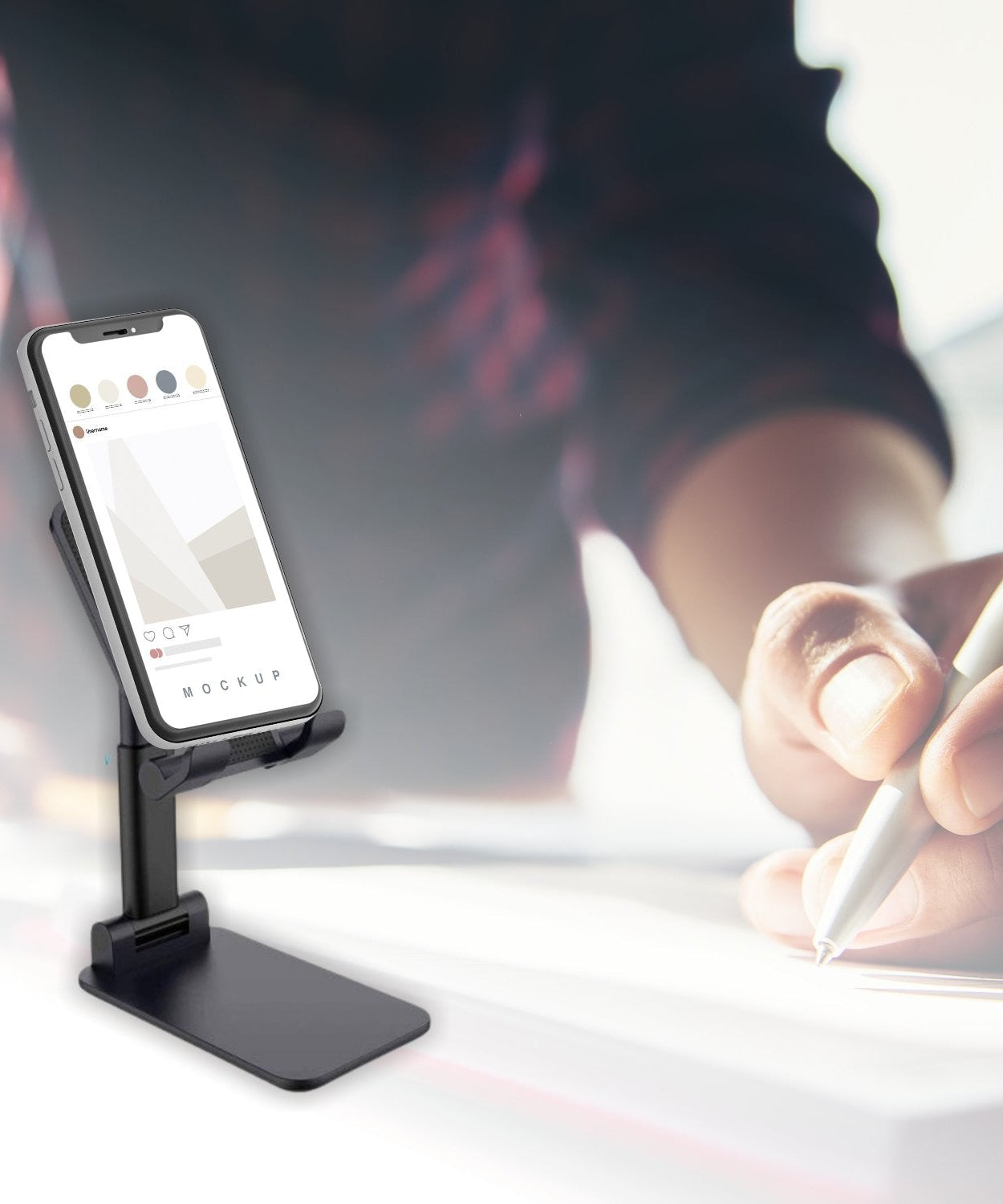 Foldable and portable mobile stand for easy use