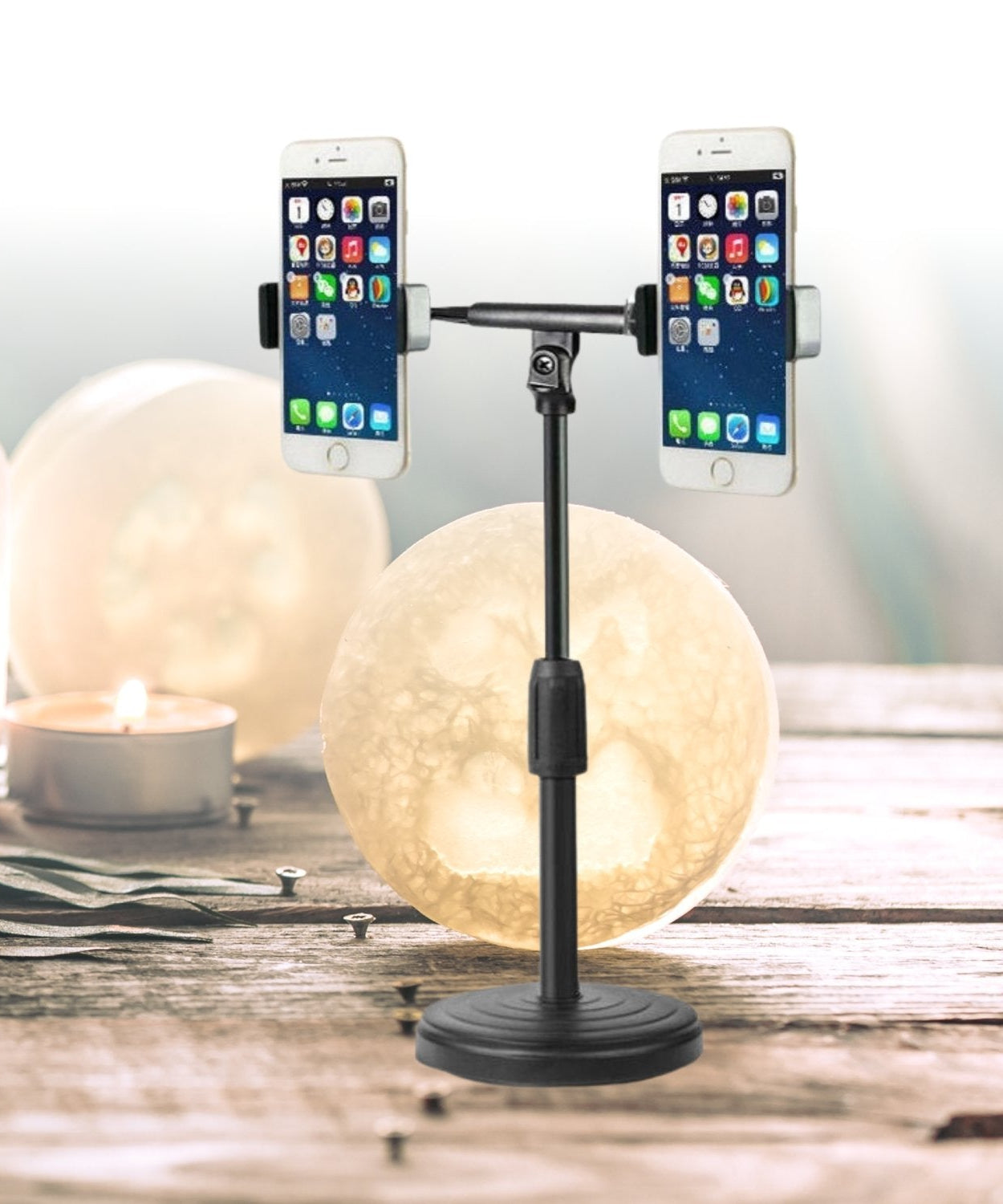 Adjustable mobile phone stand for online classes, versatile use