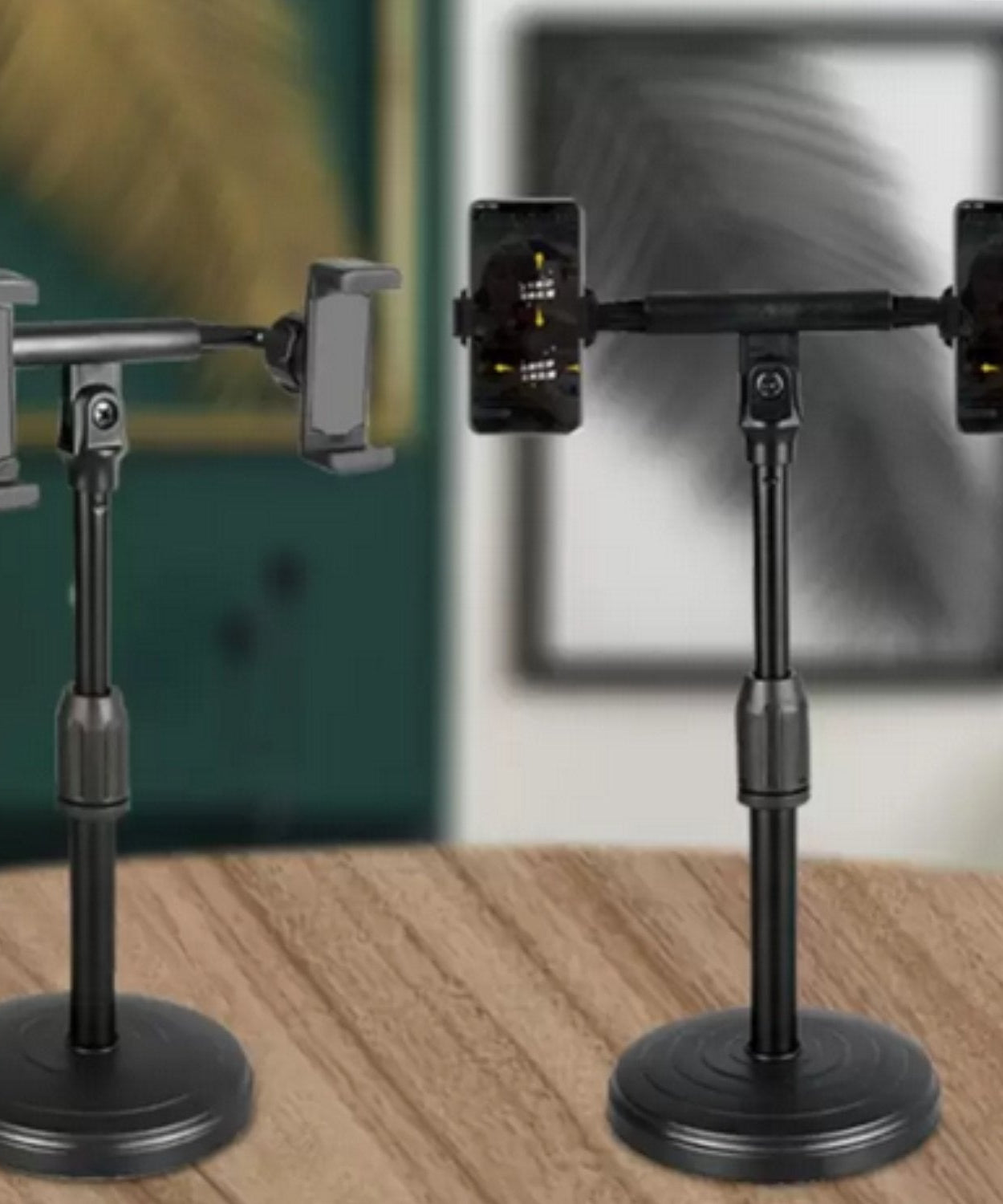 Mobile phone stand for online classes, flexible and adjustable