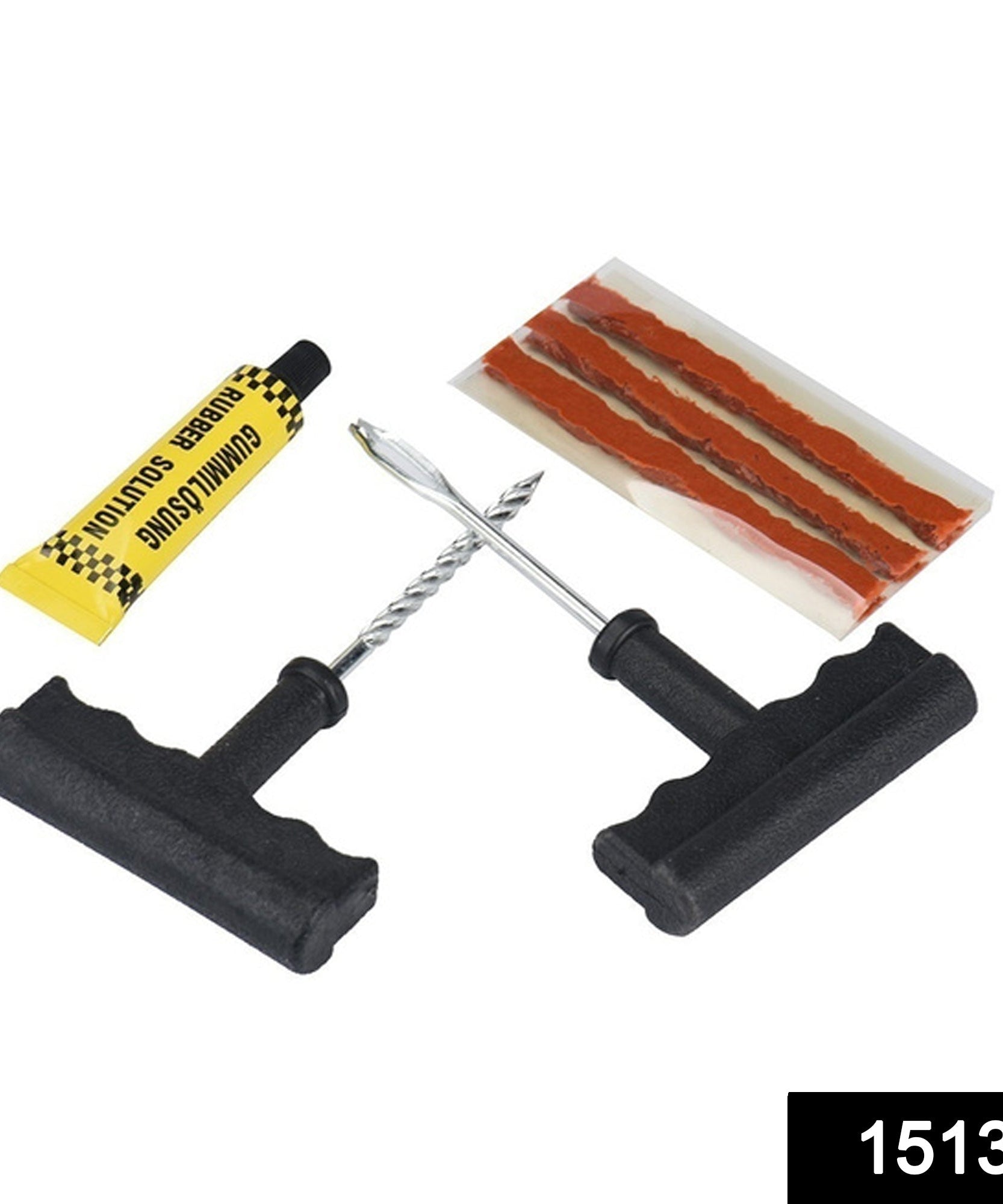 Complete puncture repair kit for tyres