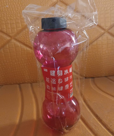 Unbreakable Plastic dumbbell Shape Water Bottle  (550 ml / 1 Pc)