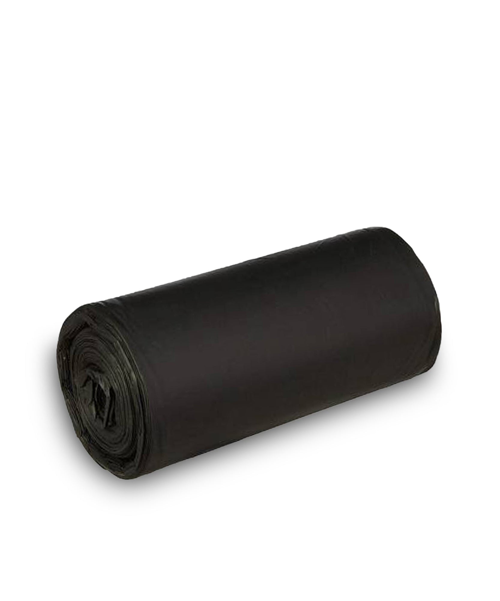 Small black garbage bag (17 x 19 inches) for waste disposal.