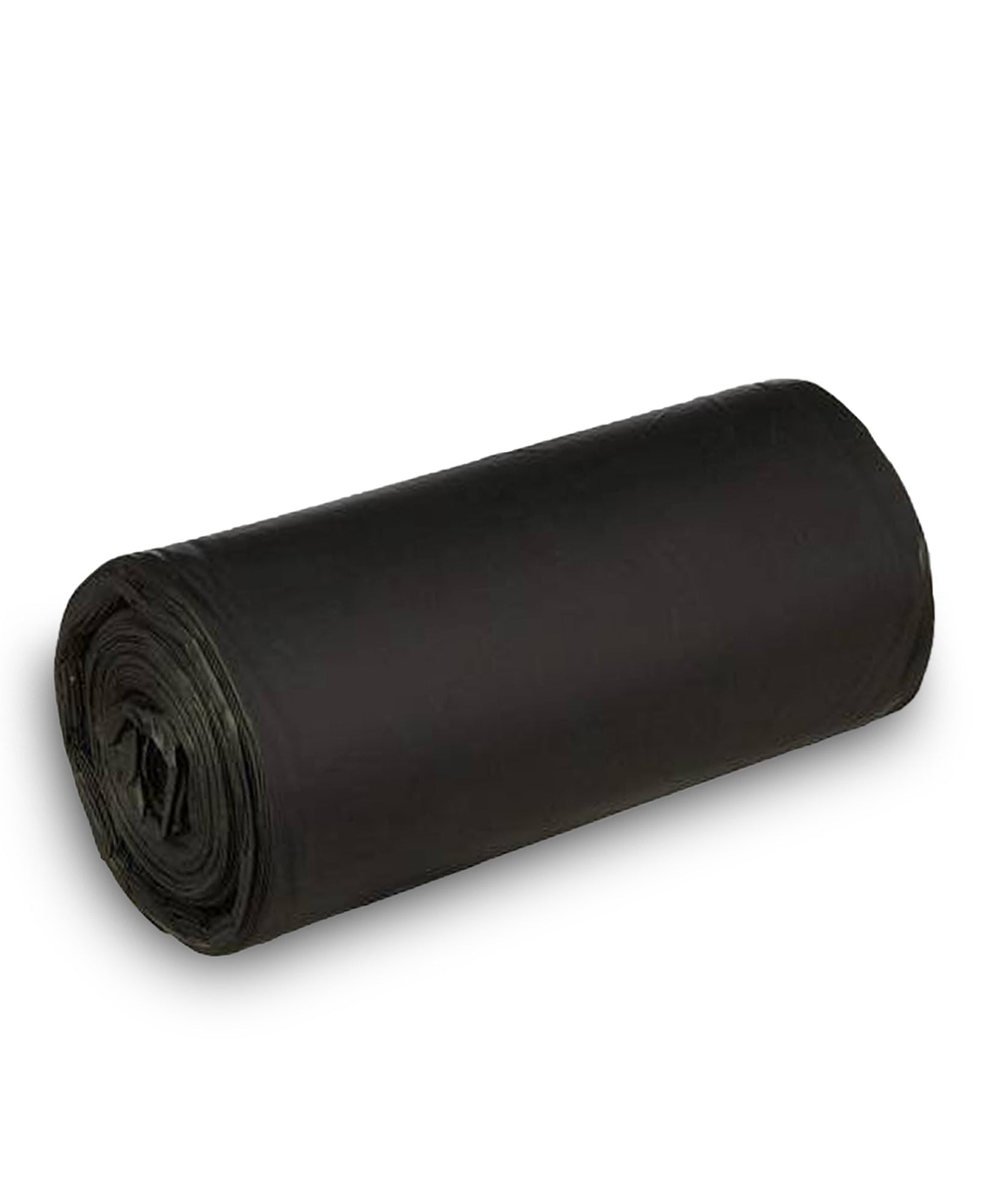 Medium black garbage bag (24 x 32 inches) for waste disposal.
