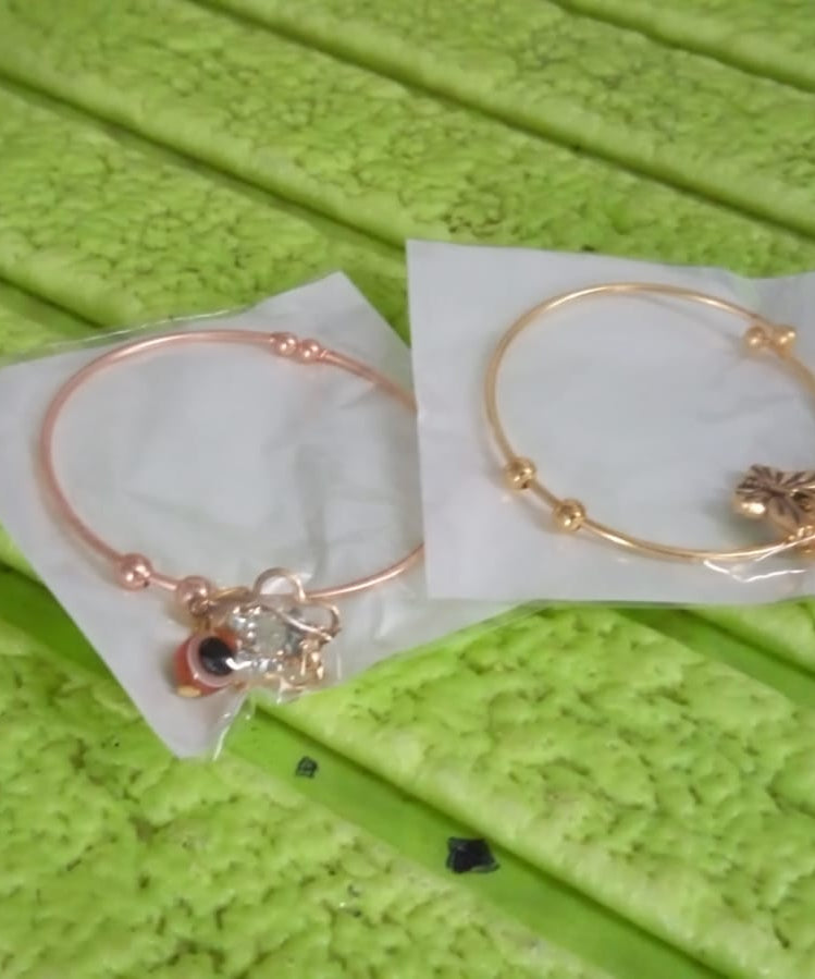 Charm Bracelet, Kada Bracelet (1 Pc / Mix design)