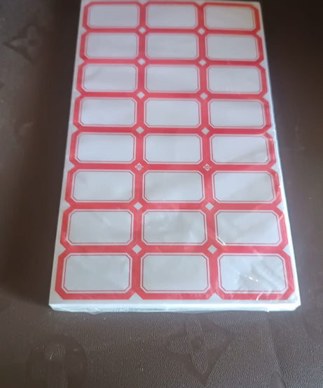 Multipurpose Writable Blank Label Sticker Sheets (50 Sheet)