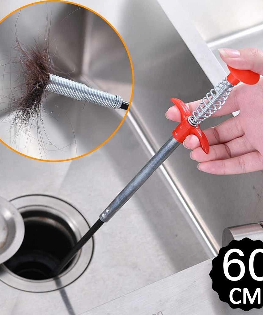 Metal Wire Brush Sink Cleaning Hook Sewer Dredging Device