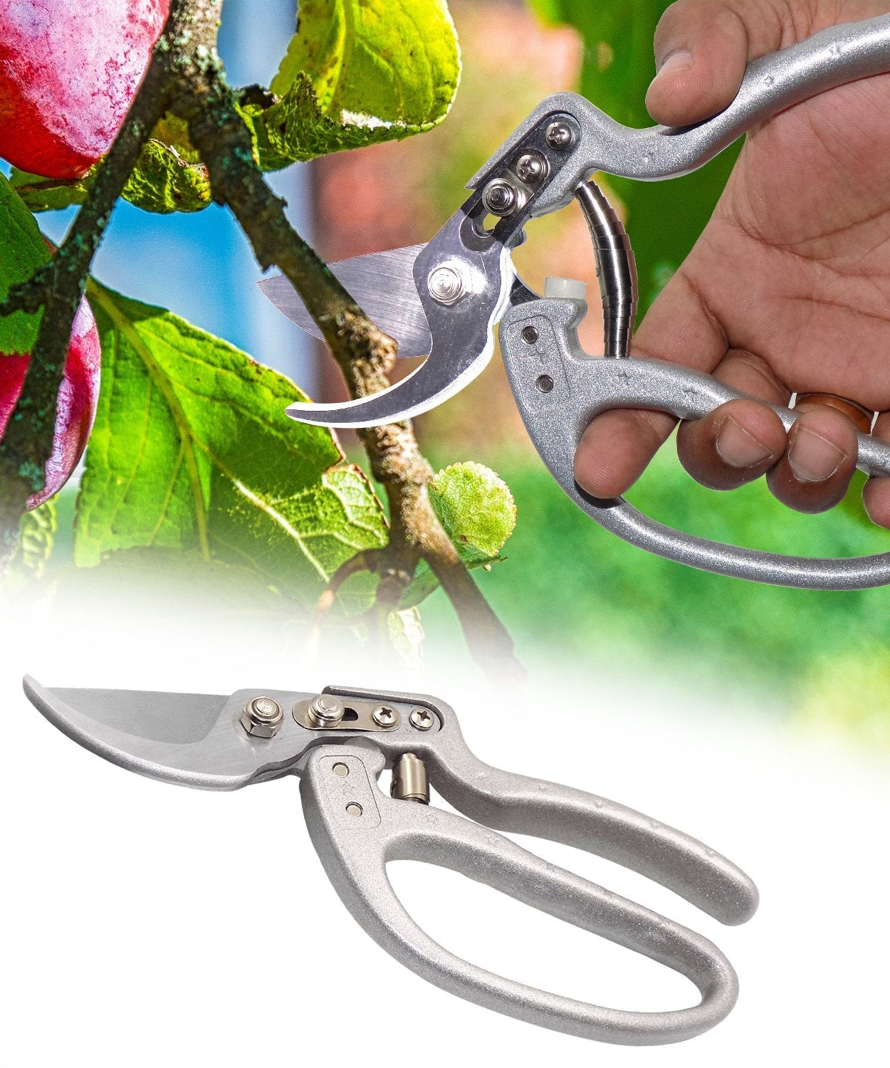 Garden pruning shears for all-purpose use