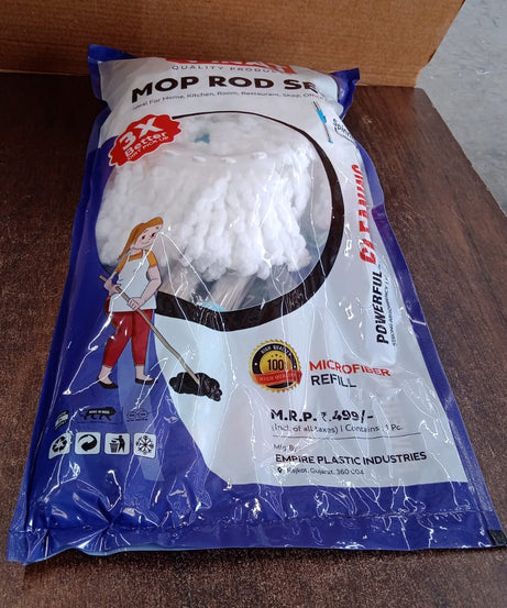 Adjustable Stainless Steel Mop Rod Set 120 cm