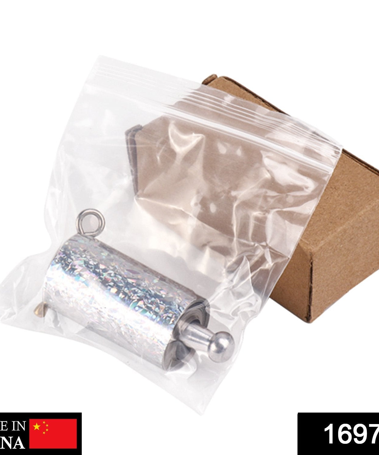 Detailed view of high elasticity metal cane used in magic performances.