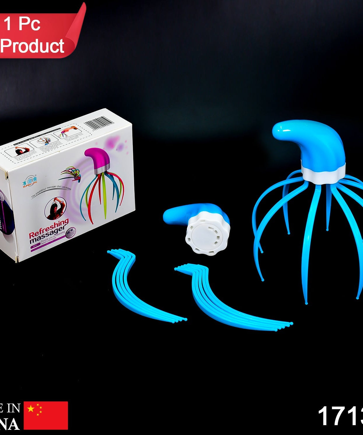 Refreshing head massager