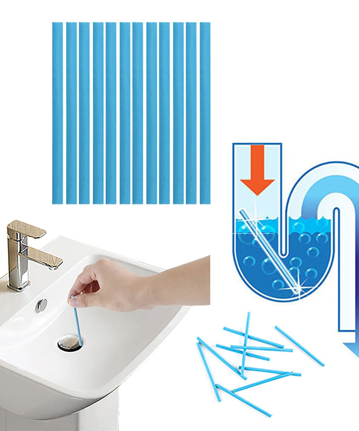 Sani Cleaning Sticks Keep Your Drains Pipes Clear Odor Home Cleaning