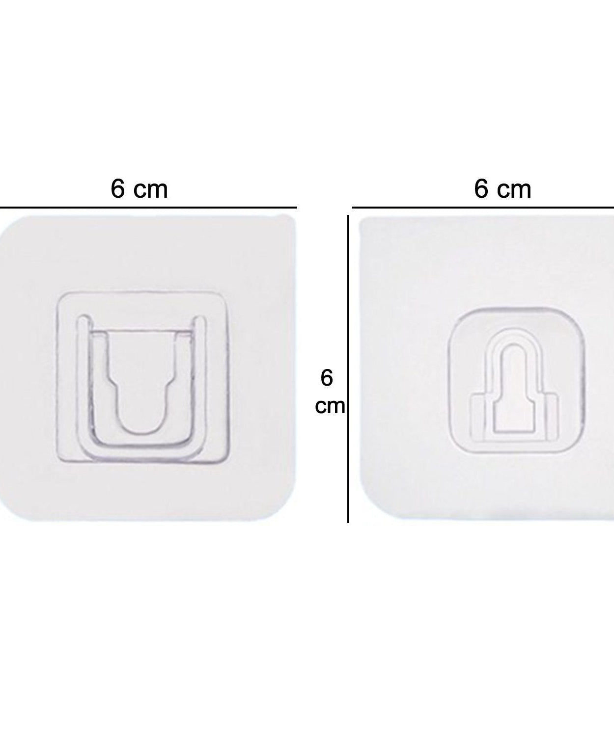 Heavy duty adhesive hooks, 20-pack, suitable for various hanging needs.