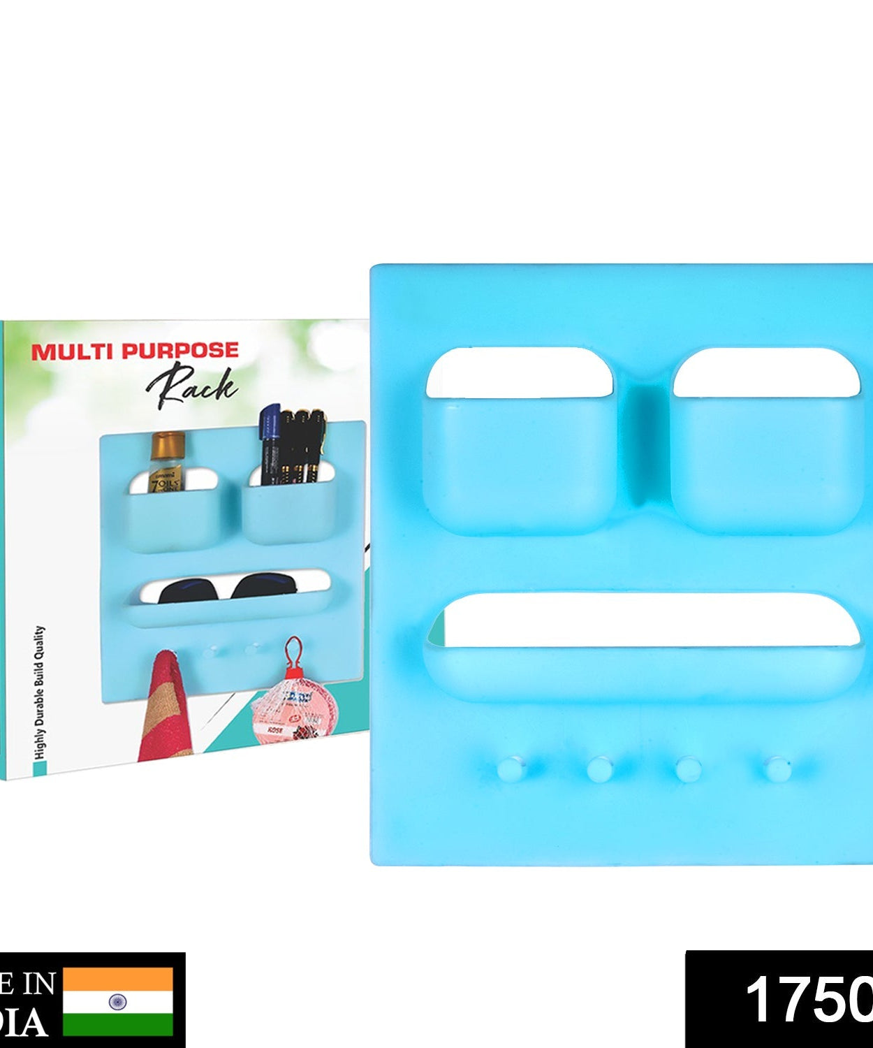 Unbreakable soap dish with compartments for brushes and paste