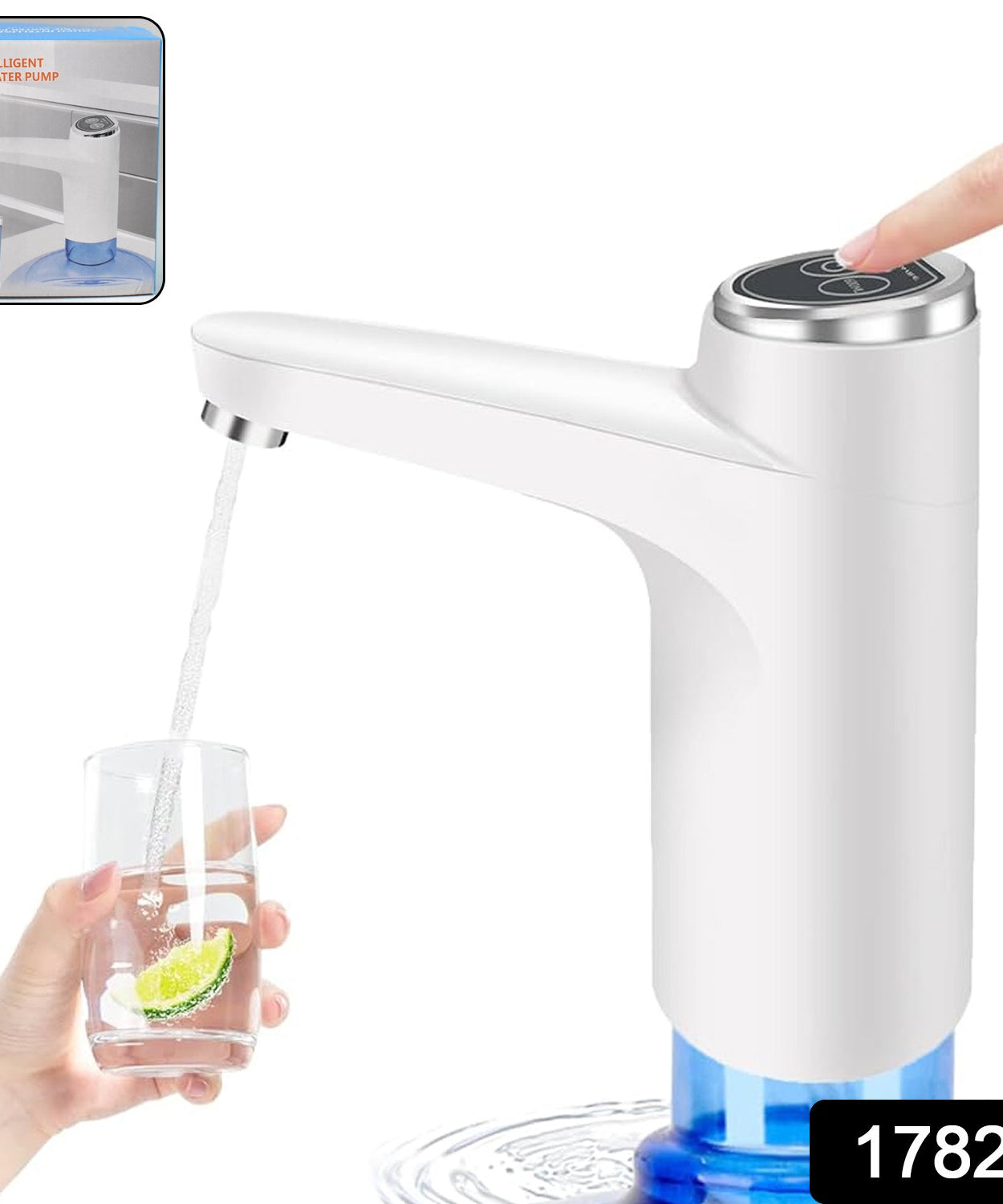 USB Electric Water Dispenser Pump, Portable Bottle Pump for Home & Travel Use