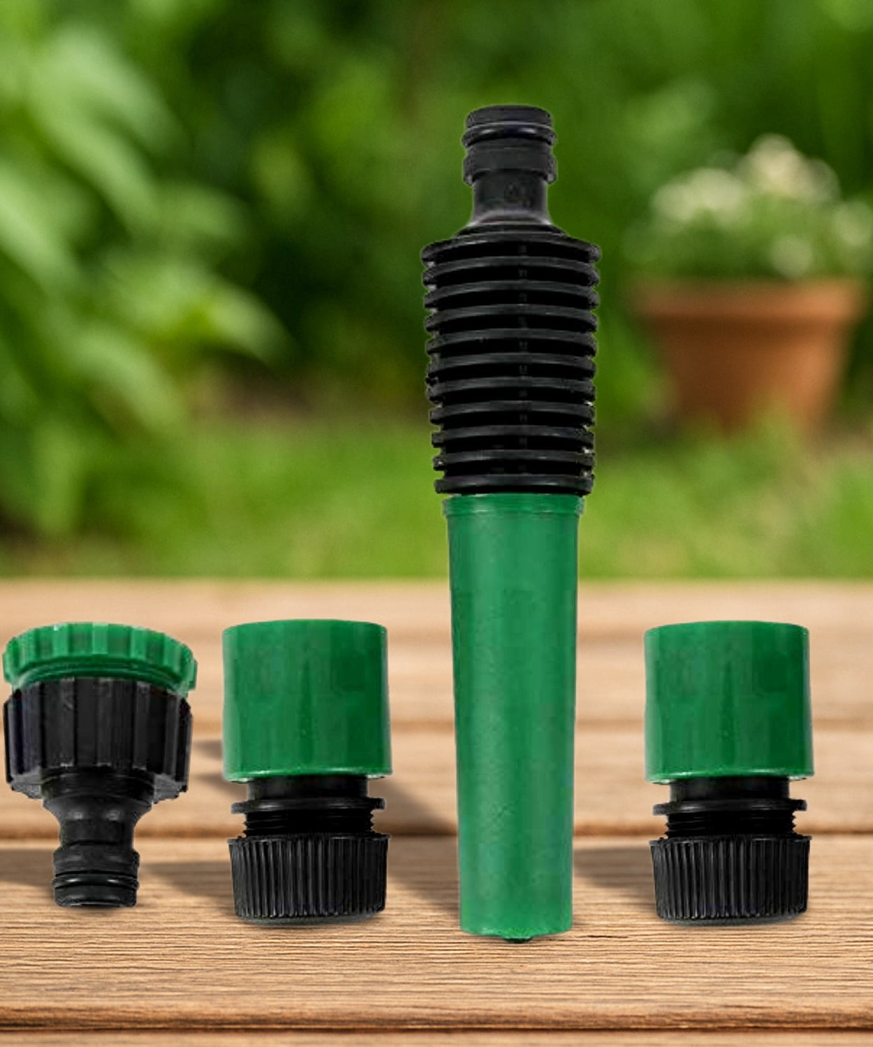 Garden Hose Pipe Nozzle Connector Set