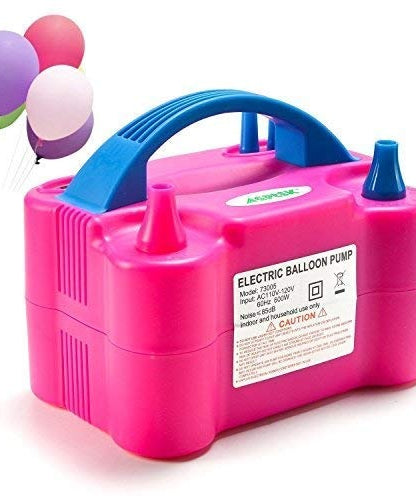 Dual nozzle balloon inflator pump