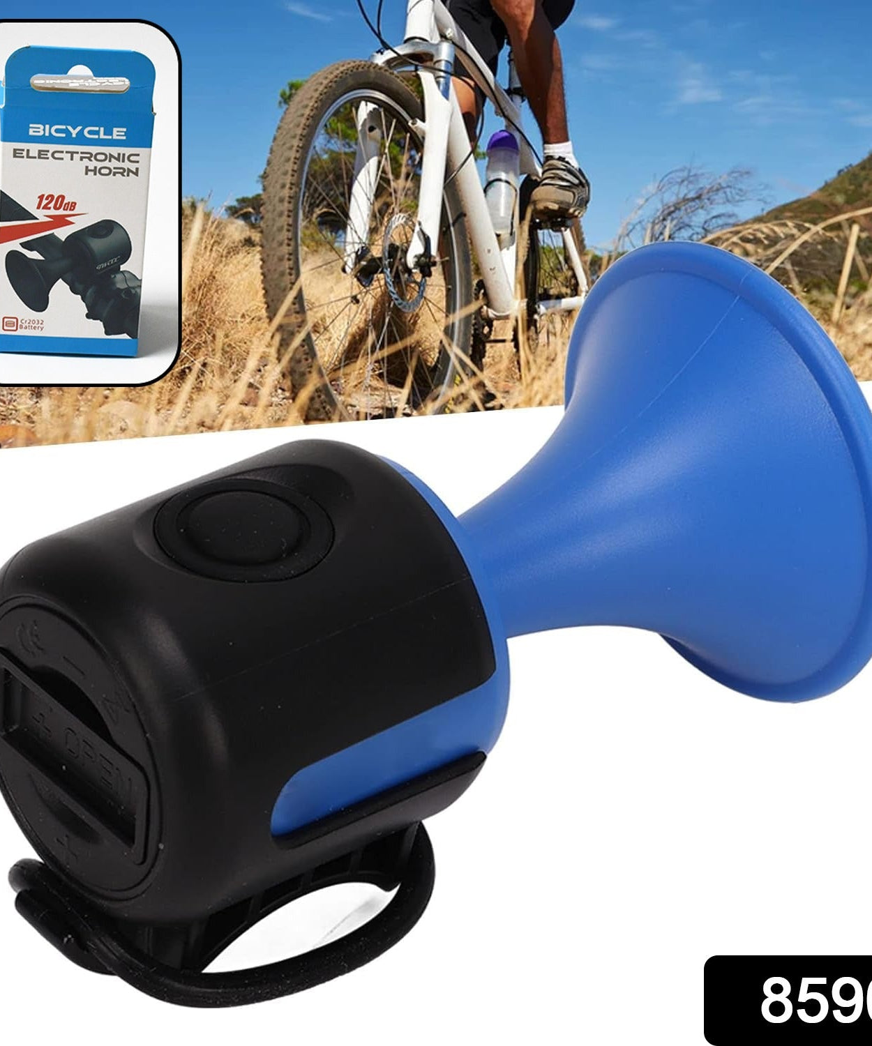 Loud 120dB Bicycle Air Horn – Waterproof Electric Bell with Long Battery Life