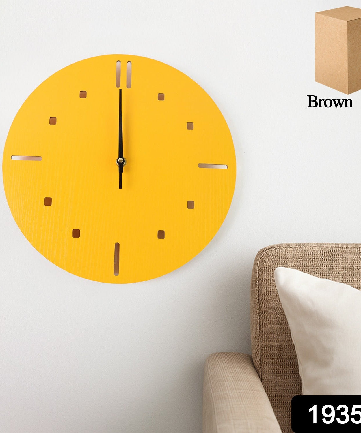 Minimalist Round Wall Clock