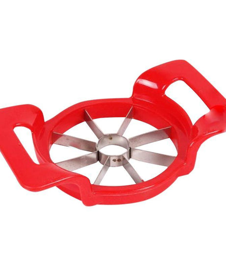 Efficient apple cutter, multi-color handle.