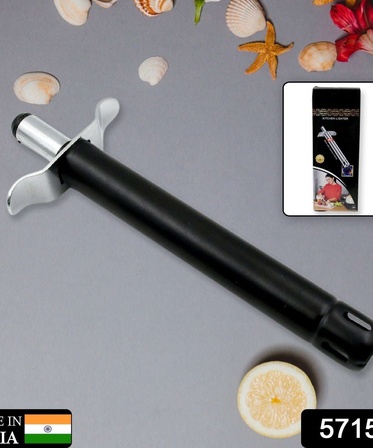 Stainless Steel Gas Lighter for Kitchen Gas Stove, Long Lasting, Unbreakable Lighters for Gas Stoves, Restaurants & Kitchen (1 Pc)