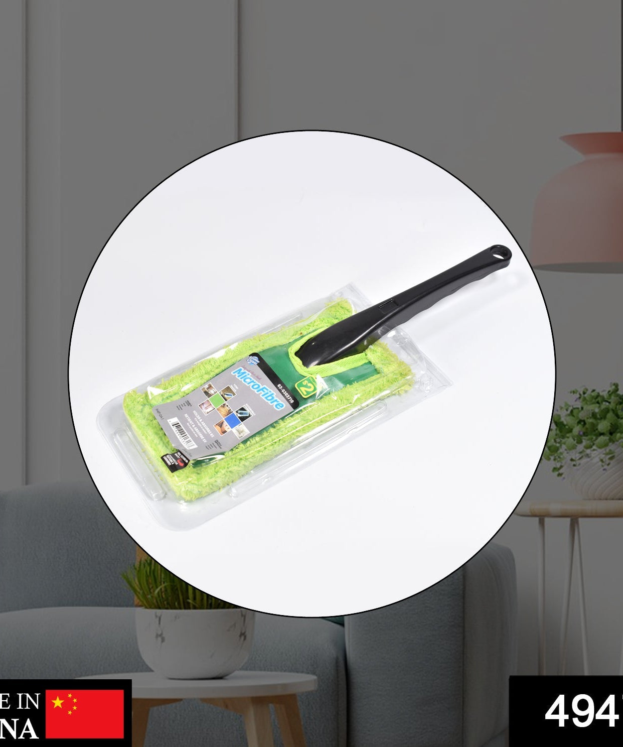 Car cleaning microfiber brush for effective dusting