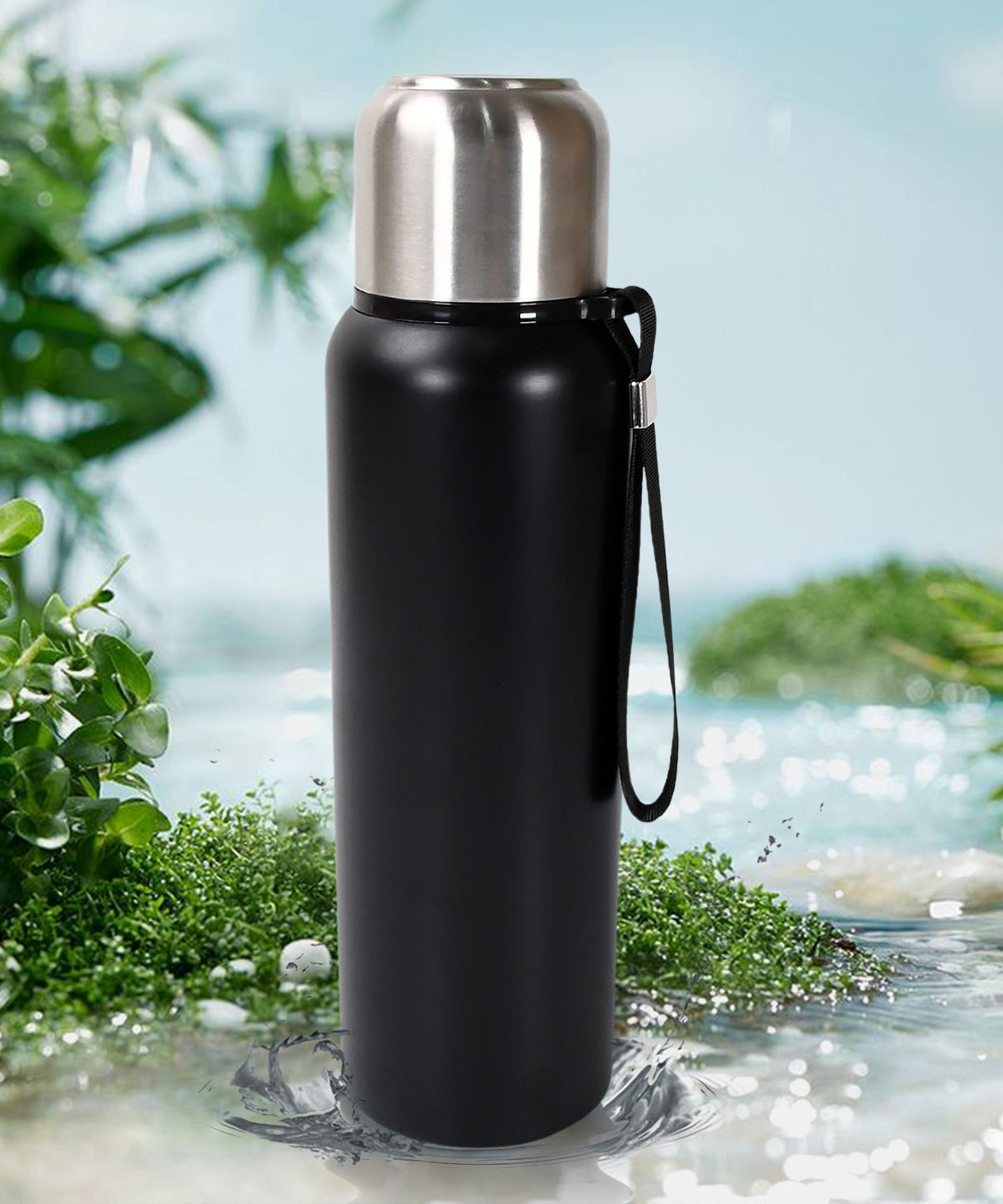 Stainless Steel Water Bottle, Fridge Water Bottle, Stainless Steel Water Bottle Leak Proof, Rust Proof, Cold & Hot Thermos steel Bottle| Leak Proof | Office Bottle | Gym | Home | Kitchen | Hiking | Trekking | Travel Bottle (800ML)