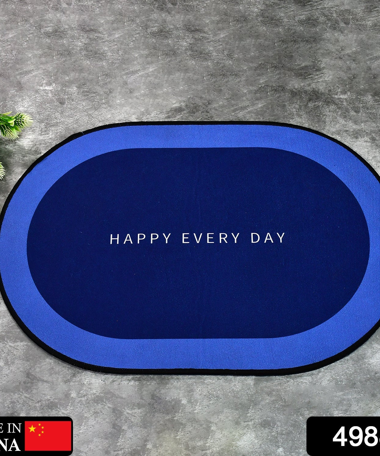 Slip-resistant bath mat with instant drying capability