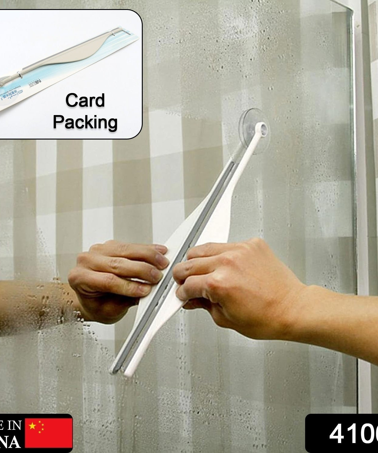 All-in-One Cleaner: Squeegee for Shower, Bathroom & Windows