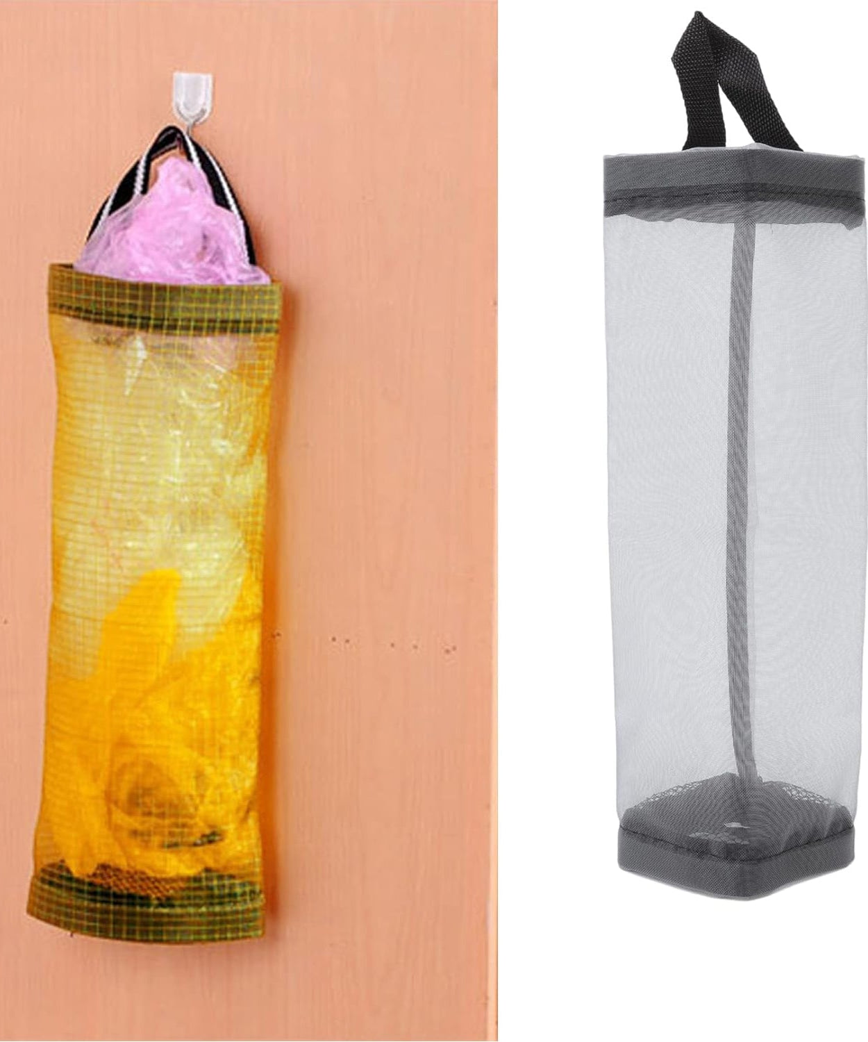 Hanging Waste Bag Holder – Large Capacity Garbage Storage with Sturdy Handle for Home, Kitchen & Restaurant (1 Pc)