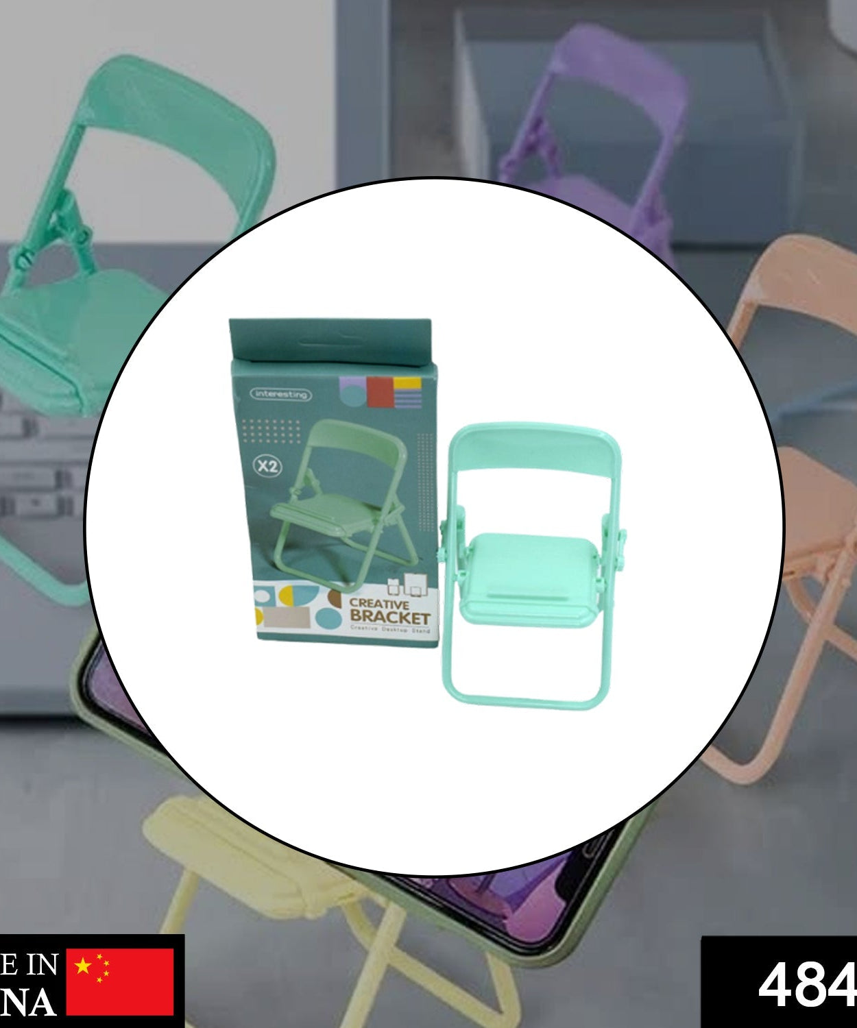 Chair stand for mobile phones