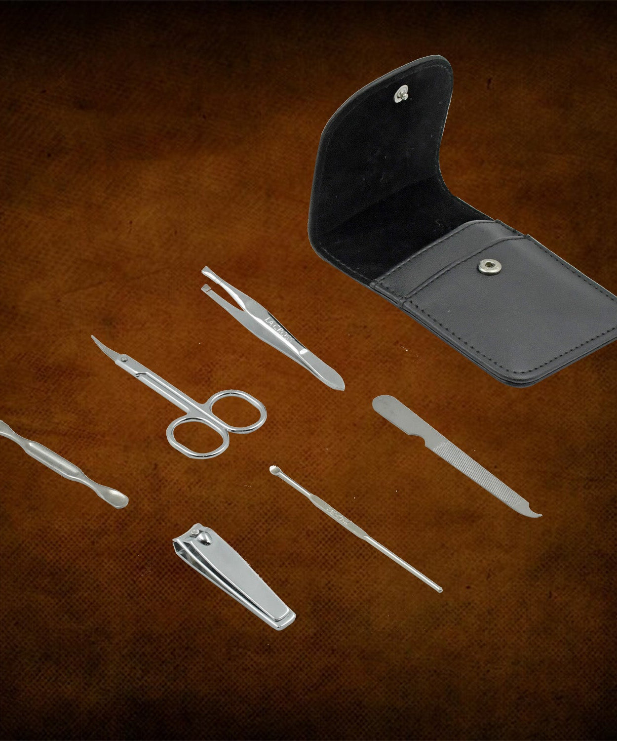 Travel-friendly nail care kit with essential tools