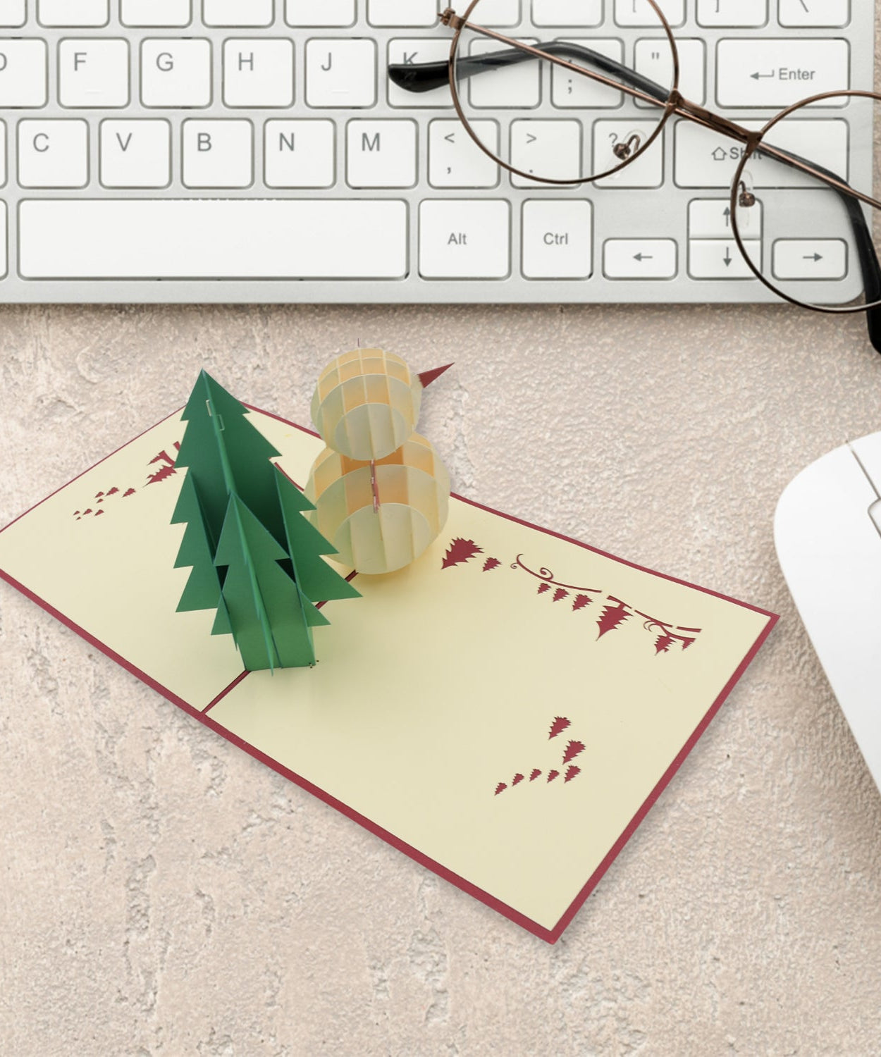 3D -Up Greeting Card (1 Pc): Birthday, Love, Christmas