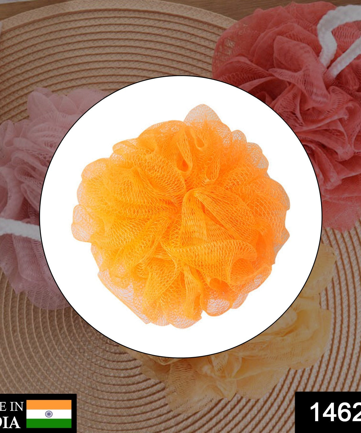 Bath sponge and back scrubber for men and women