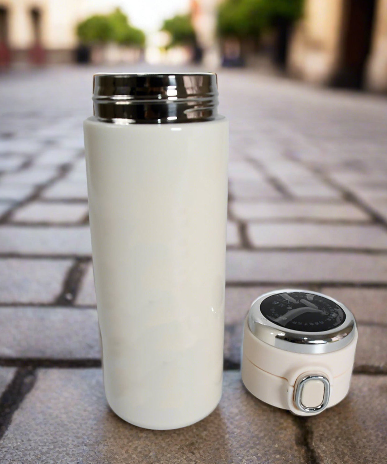 Smart Vacuum Insulated Water Bottle with LED Temperature Display, Cold & Hot | Leak Proof | Office Bottle | Gym | Home | Kitchen | Hiking | Trekking | Travel Bottle  (Mix Color & Design / 420 ML)