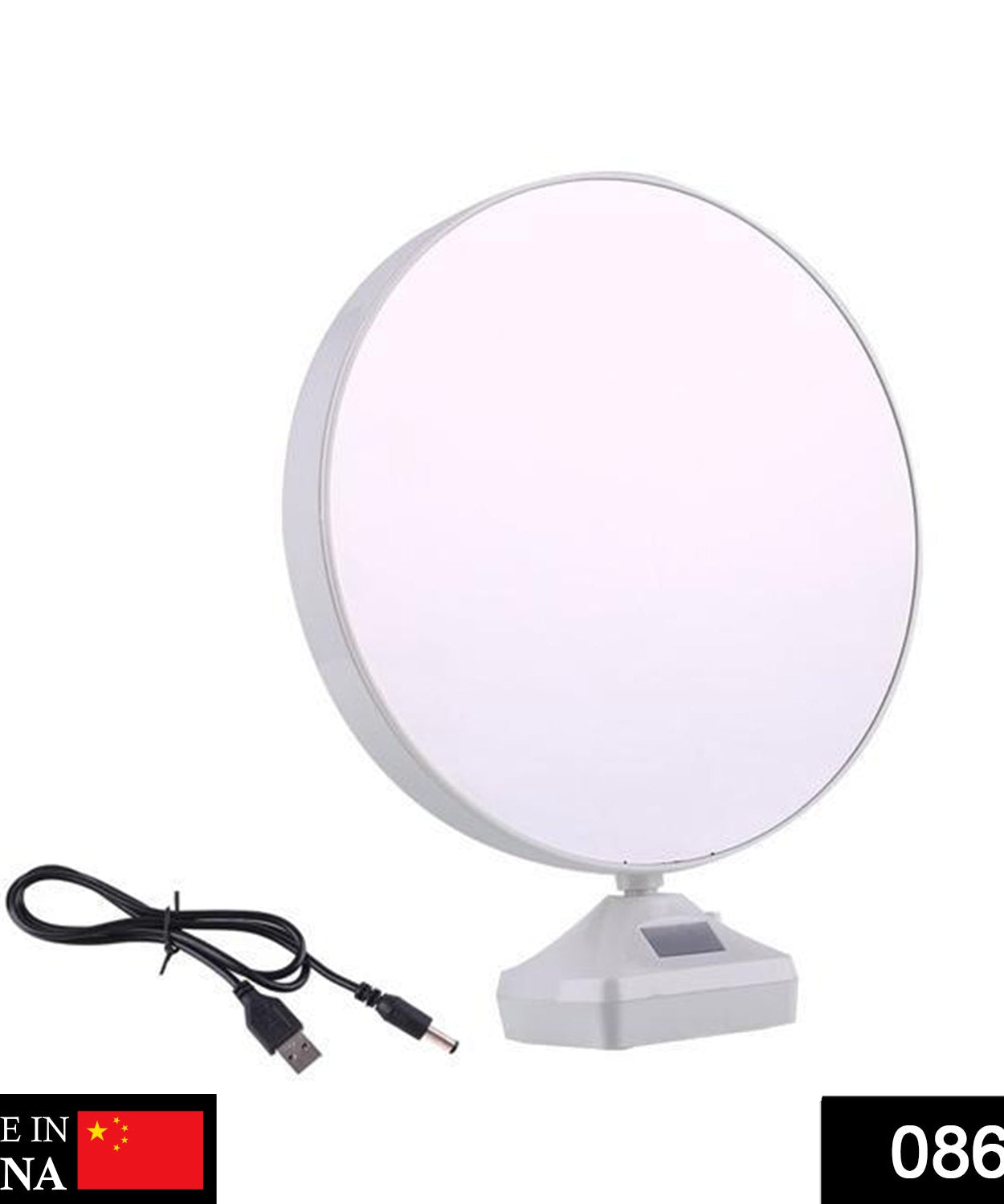 Plastic 2 in 1 Mirror Come Photo Frame with Led Light