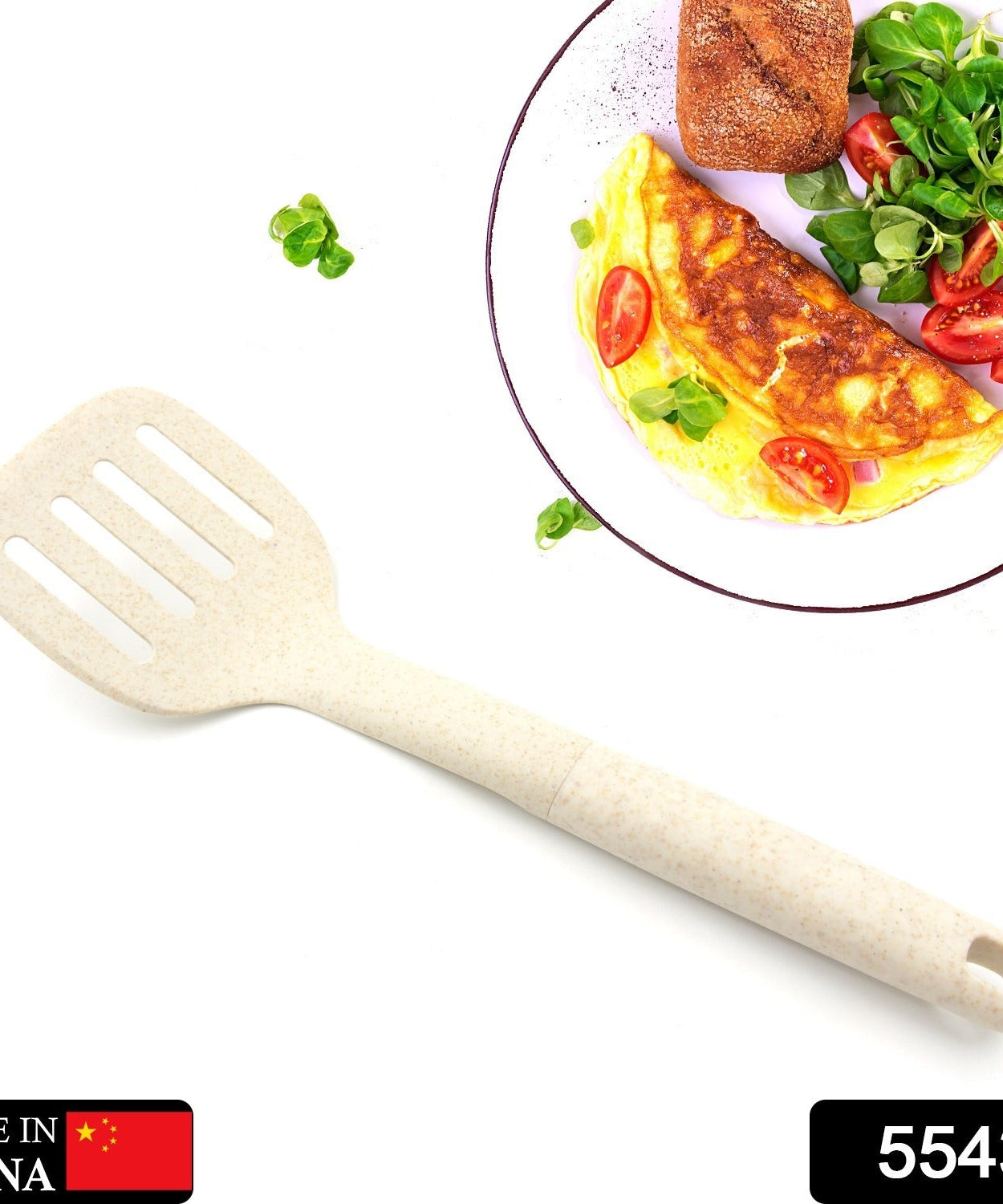 Plastic Kitchen Accessories Skimmer, Spatula Spoon & Soup Spoon Heat Resistant  Non Stick Spoons Kitchen Cookware Items Heat Resistant Plastic Kitchen Utensils for Cooking, BPA FREE Gadgets for Non-Stick Cookware (1 Pc )