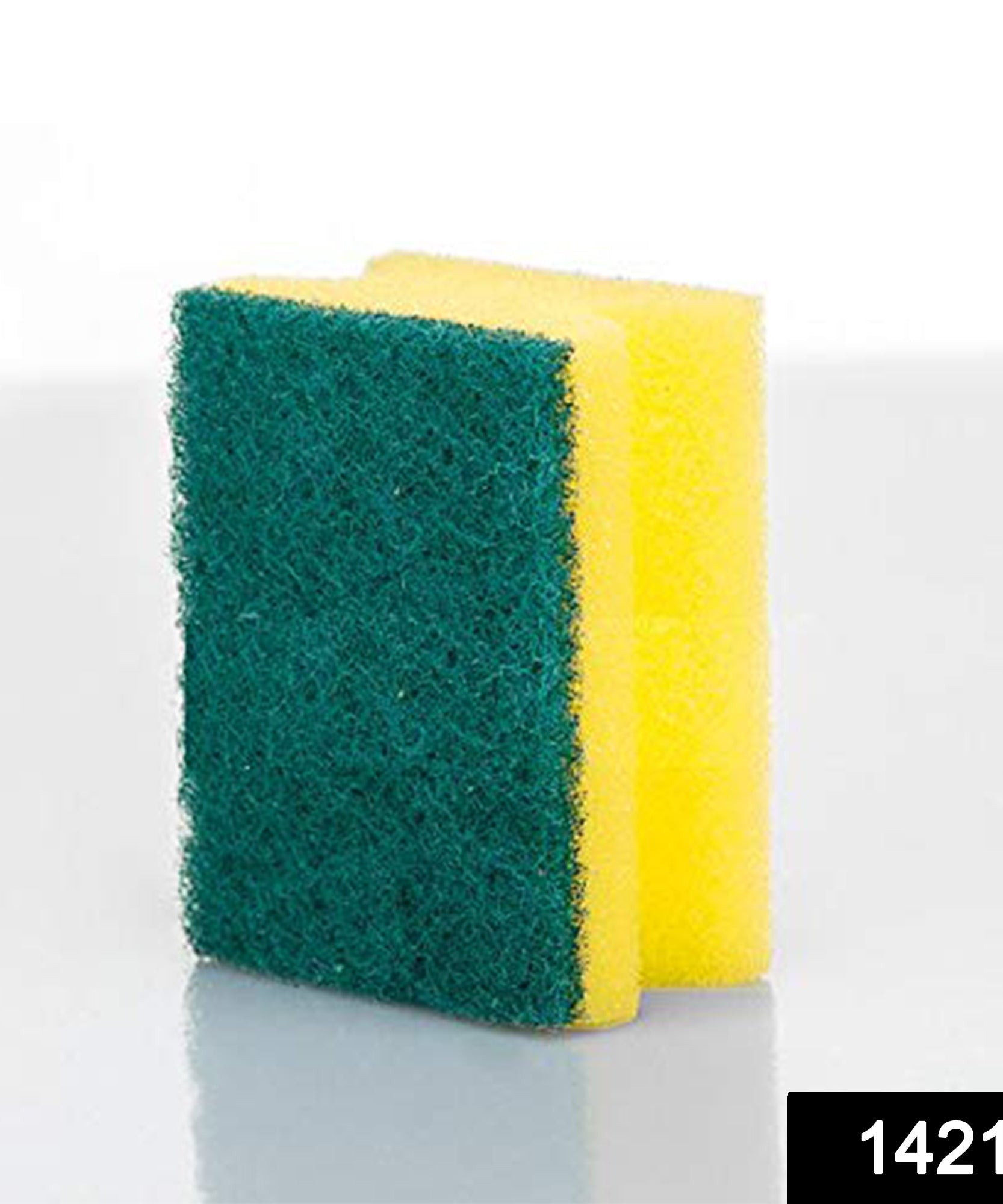Kitchen and sink scrub sponge, 2 in 1 cleaning pad