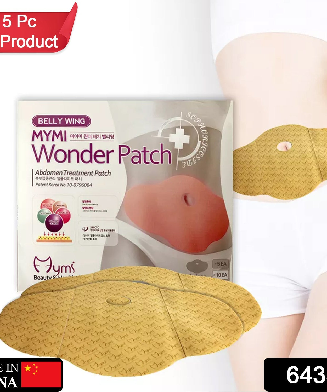 Abdomen fat burning patch for quick slimming