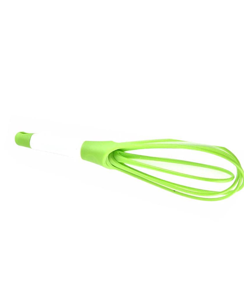 Plastic whisk mixer for milk, coffee, eggs, and juice, with a balloon shape.