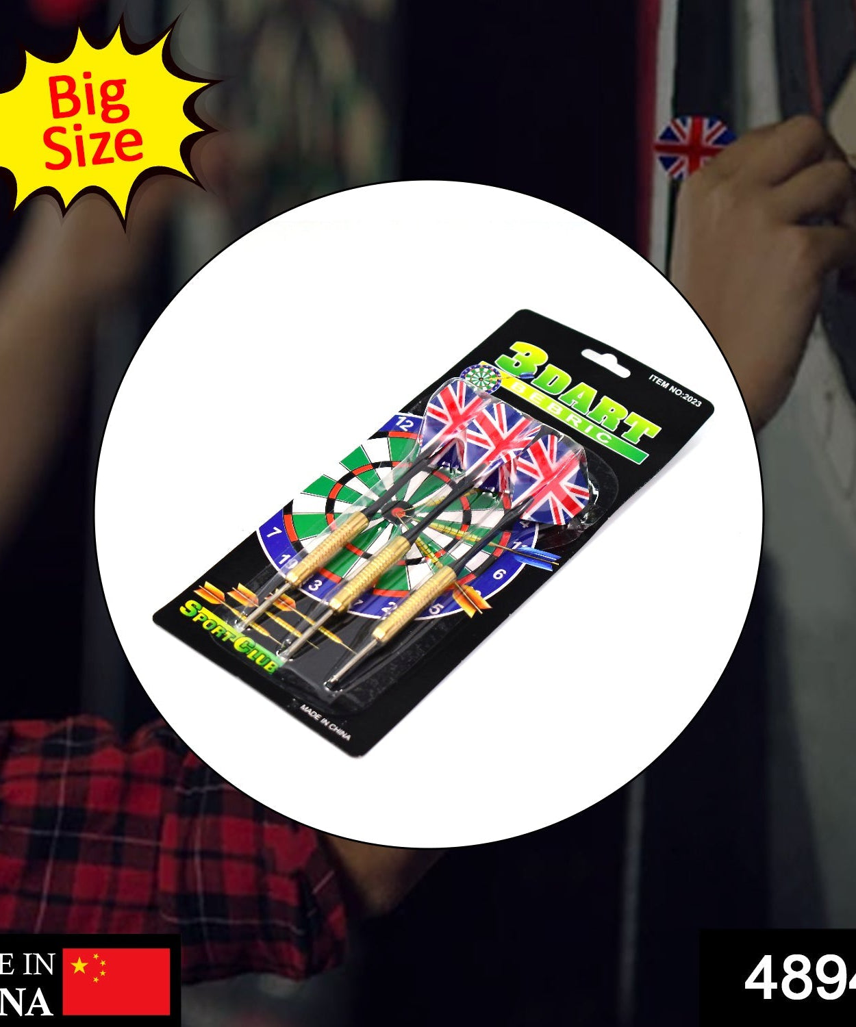 Dart set for board game