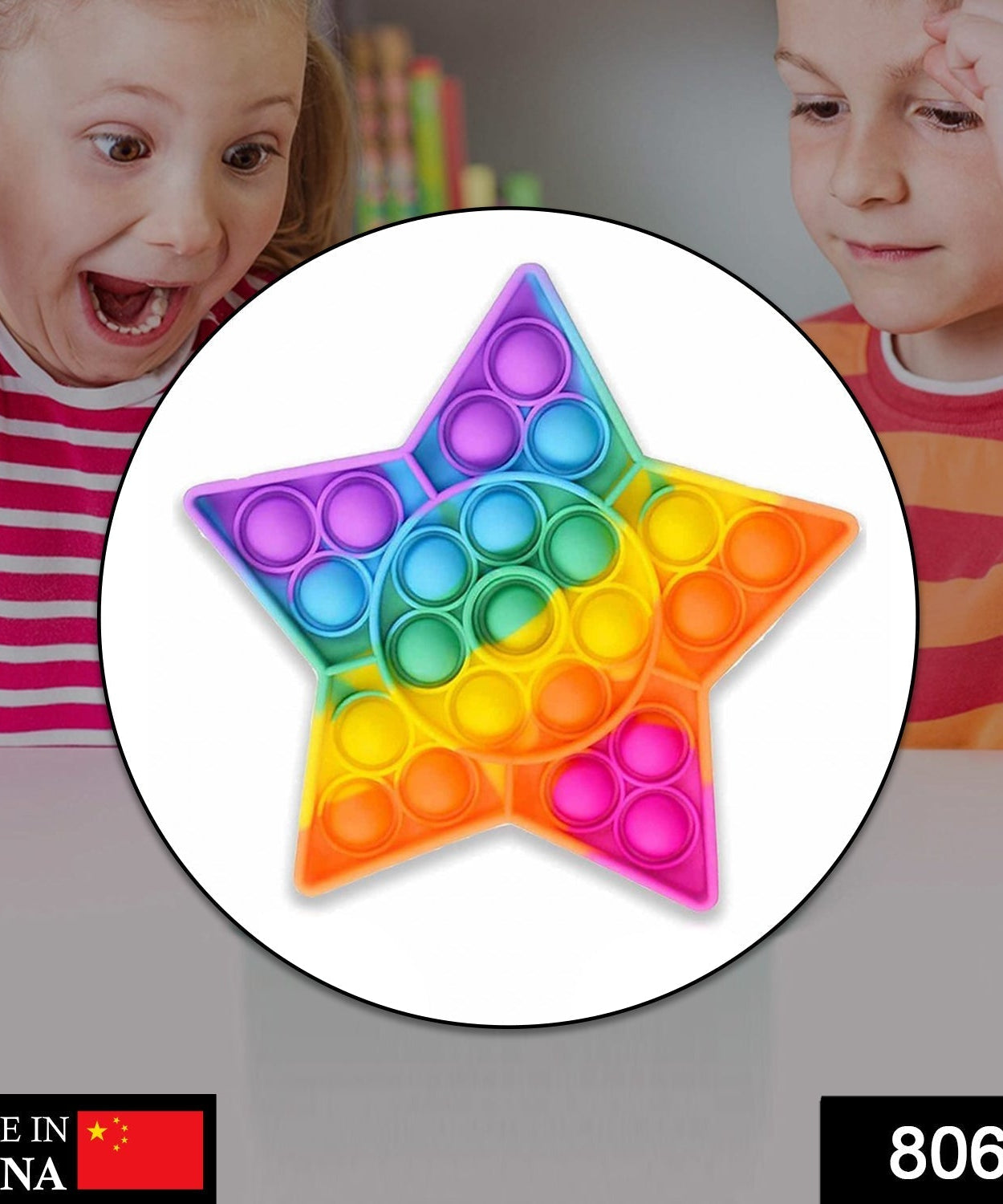 Star Fidget Toy and fidget tool Used for playing purposes and all, especially for kids.