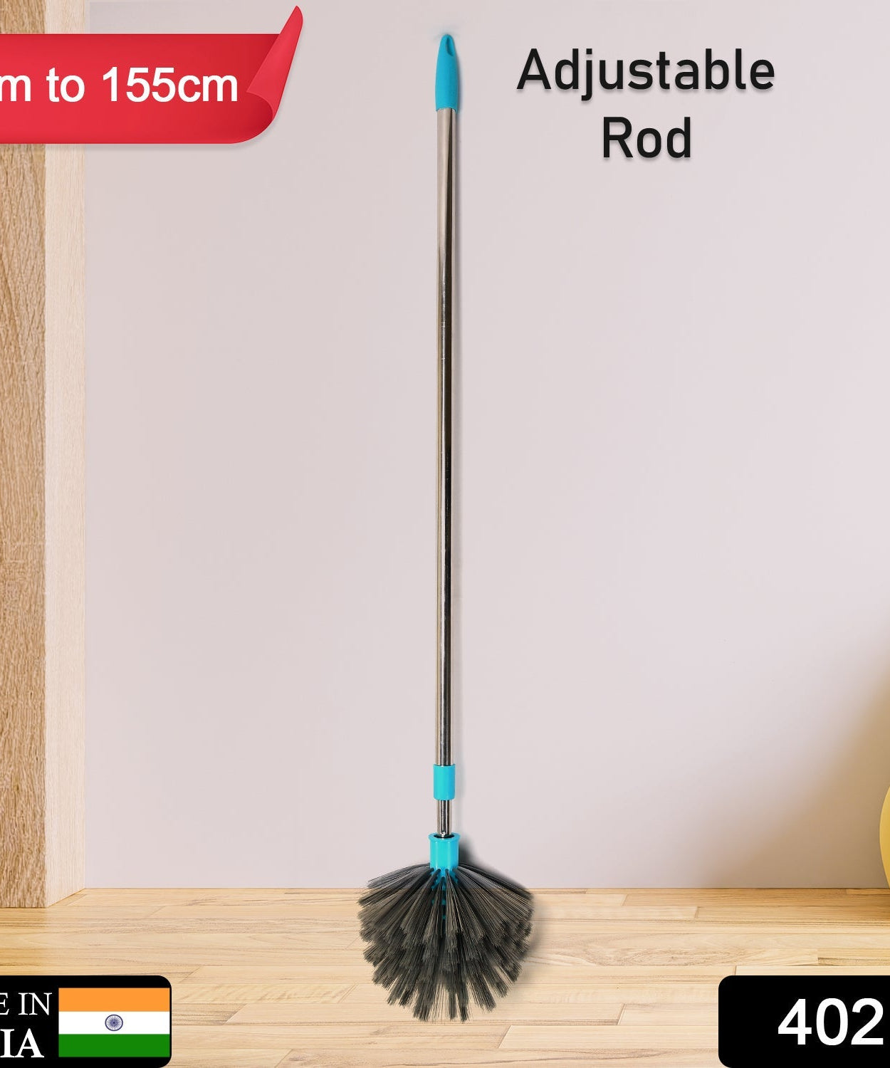 Close-up of cobweb brush head