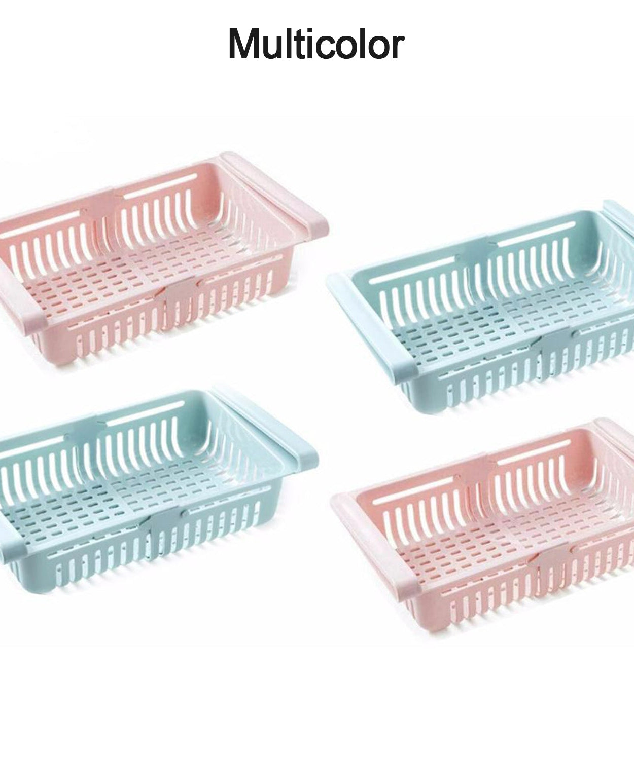 Expandable basket for food storage