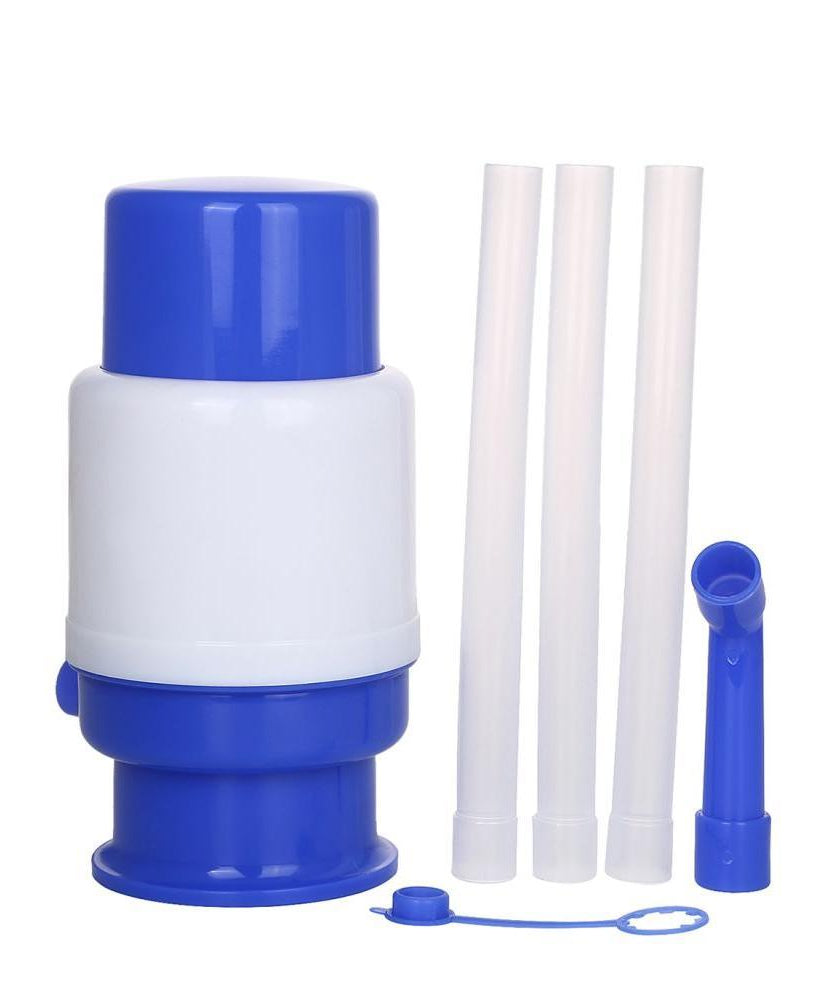 Hand press water pump dispenser for easy use.